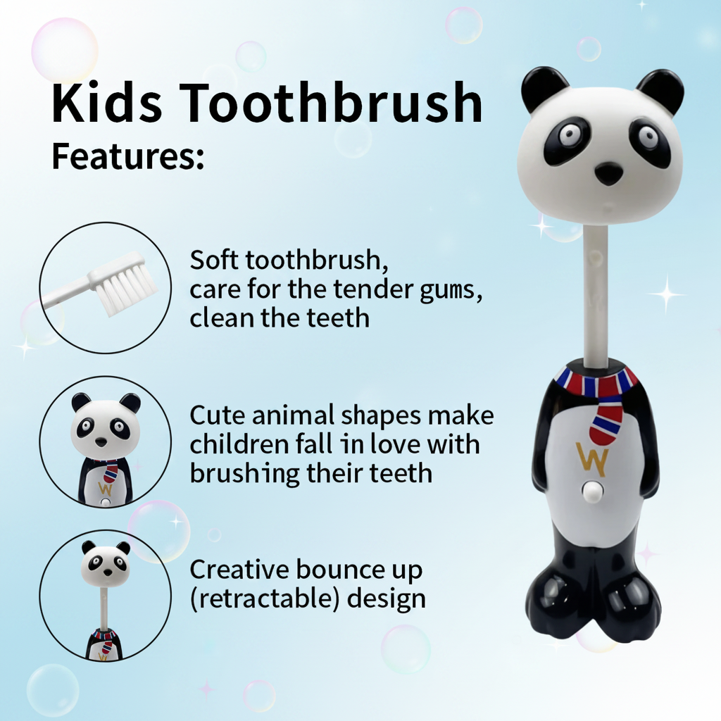 TinyTeeth – Fun & Cute – Animal-Shaped Children's Toothbrush