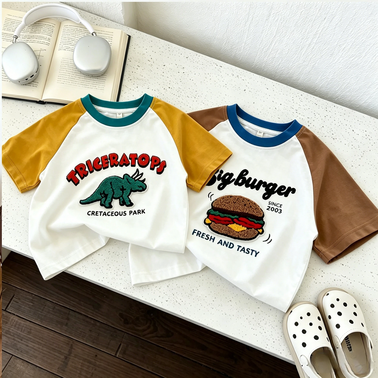 StreetBoy – Cool & Comfortable – Kids' T-Shirt with Raglan Sleeves and Print