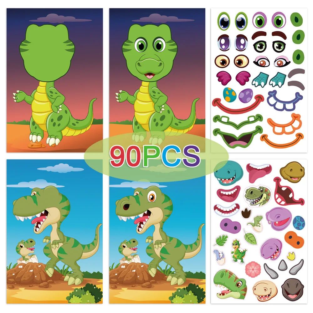 Funny Faces™ – Animal Fun & Sticky Fun - Reusable Sticker Book