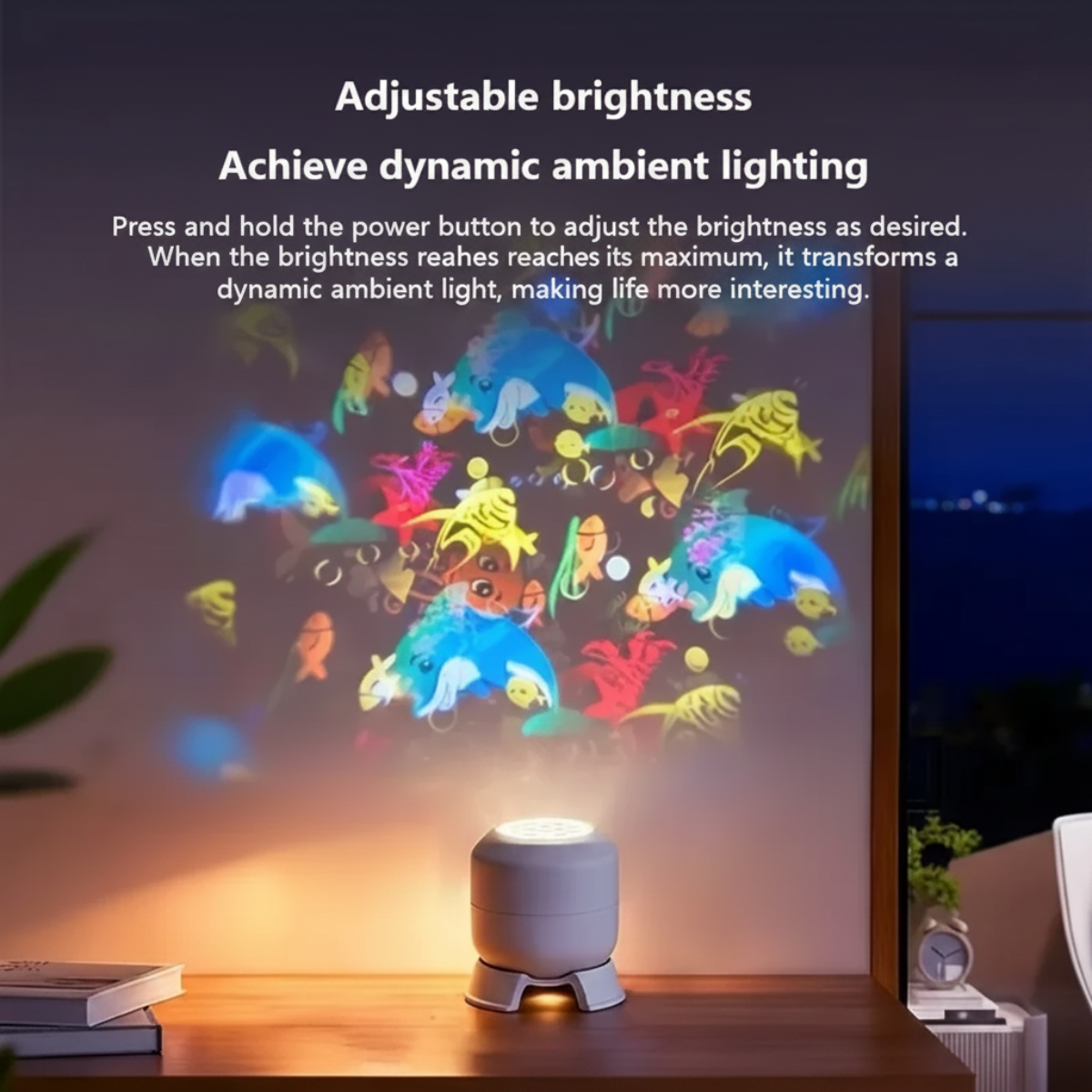 SeaDream – Fun & Educational – 360° Rotating LED Night Light