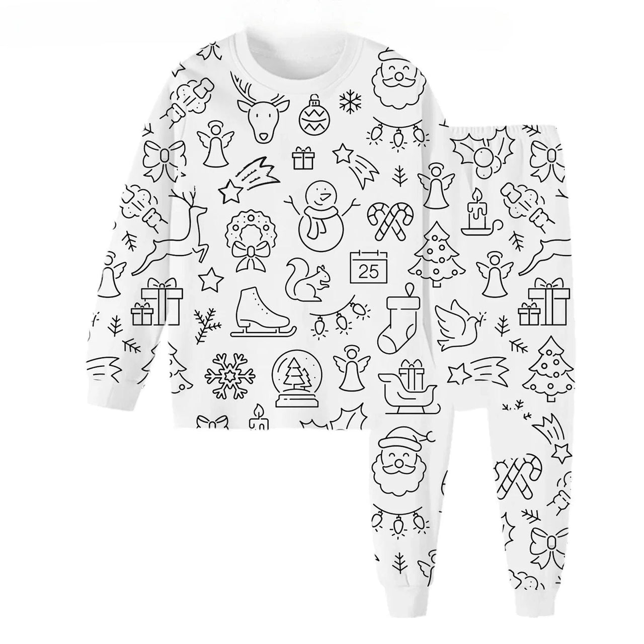 DIY Pajama Set™ – Color & Dream - Coloring Children's Pajama Set