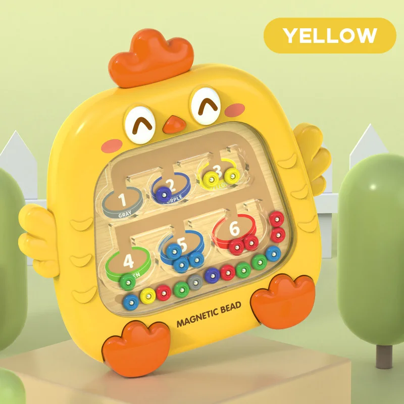 Color Number Maze – Great for on the go – Magnetic Maze