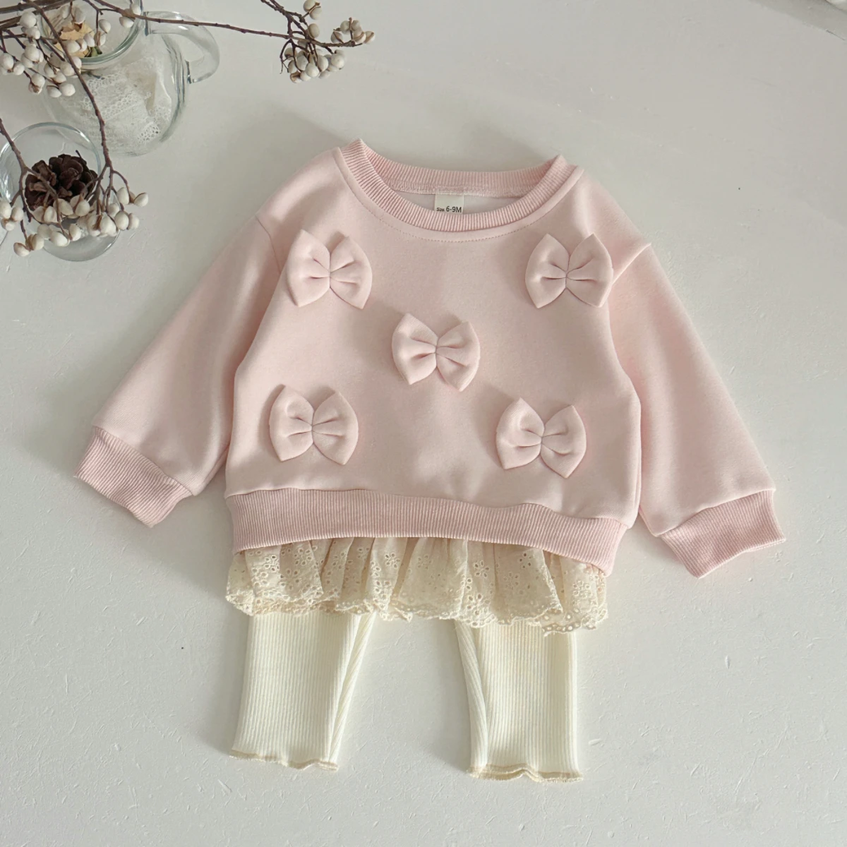 LittleAngel – Soft & Stylish – Baby Set with Sweater and Stretch Pants