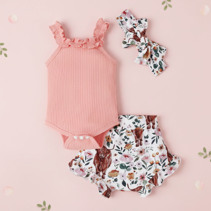 Baby Girl Summer Outfit – Cute and lightweight – Baby clothing set