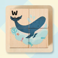 Thumbnail for WoodMind – Creative & Educational – 6-in-1 Montessori Animal Wooden Puzzle