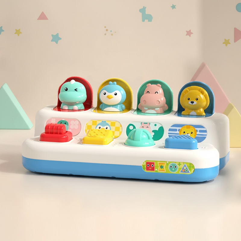 Pop Up Activity Toy – Discover & Learn – Sensory Baby Toys