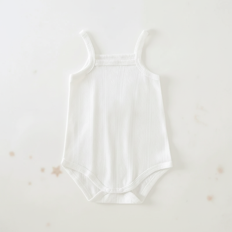 Summer Bodysuit – Lightweight & Comfortable – Knitted Baby Romper