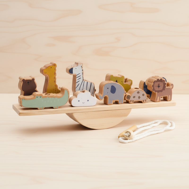 Wooden Forest Blocks – Creativity & Development – Wooden Stacking Blocks Set