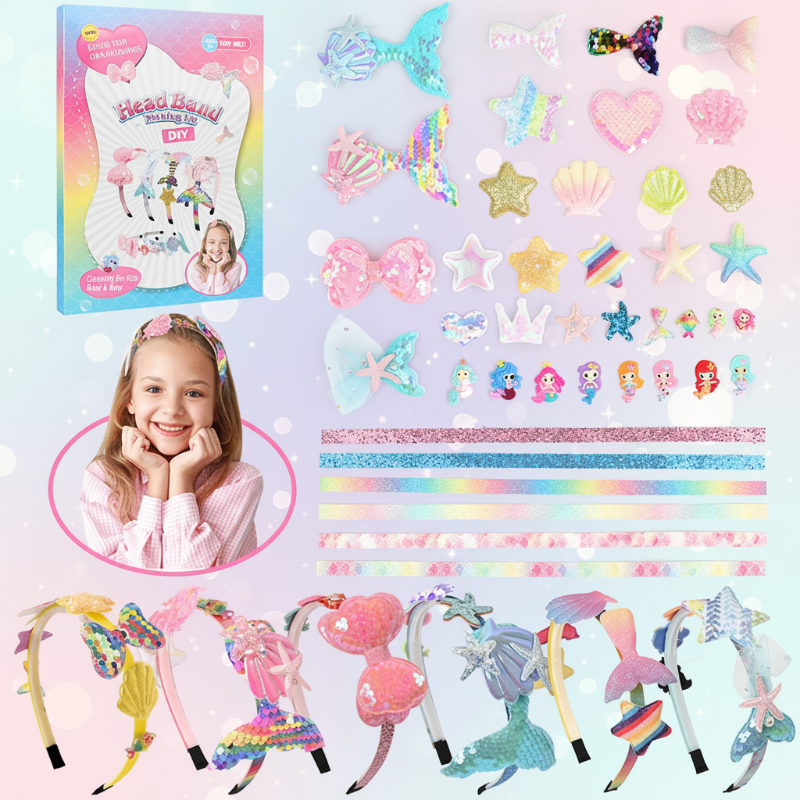 DIY Headband Making Kit – Creative & Playful – Hairband Accessory Set