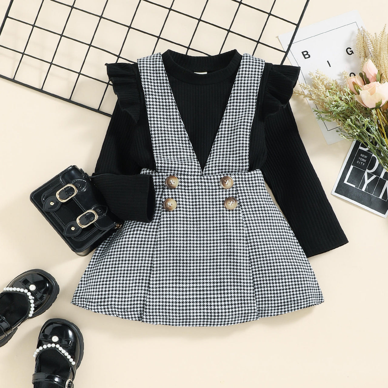 Mini Fashion™ - Cute and Stylish - Two-piece dress set