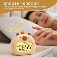 Thumbnail for CappyClock – Cute & Multifunctional – Digital Kids' Alarm Clock with Night Light