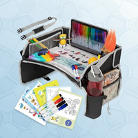 Thumbnail for TravelBuddy – Car & Essentials – Foldable Travel Tray for Kids
