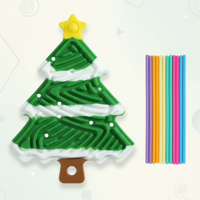 FidgetFrost – Playful & Soft – Silicone Busy Board