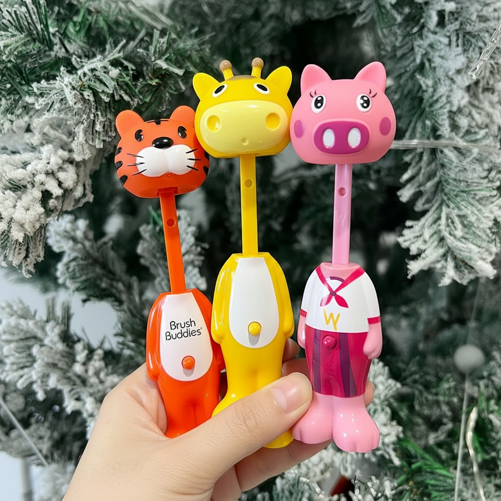 TinyTeeth – Fun & Cute – Animal-Shaped Children's Toothbrush