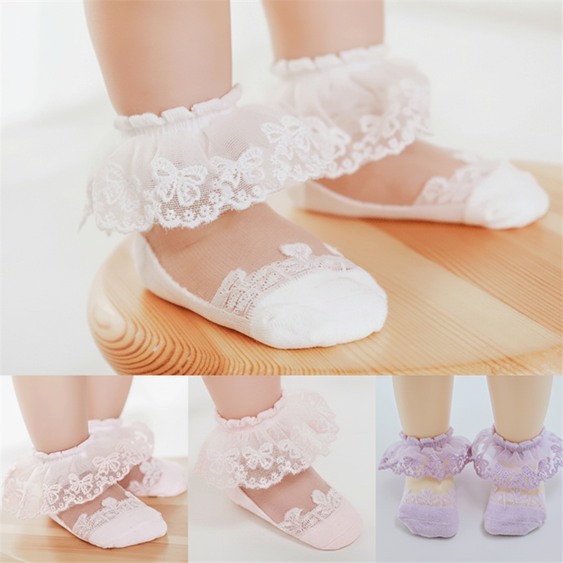 BabyBliss – Comfortable & Lightweight – Baby Lace Socks
