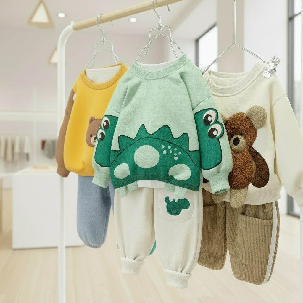 Mini Fashion™ - Warm & Soft – Two-Piece Children's Clothing Set