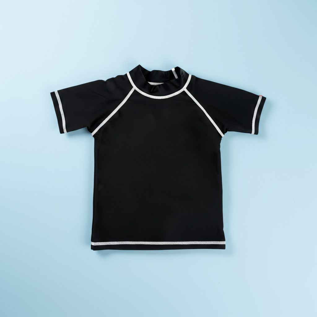 SunnyGuard – Summery & Protective – Anti-UV Children's Swim Shirt with Short Sleeves