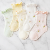 Thumbnail for HappyToes – Colorful & Cute – Baby Socks (Set of 5)