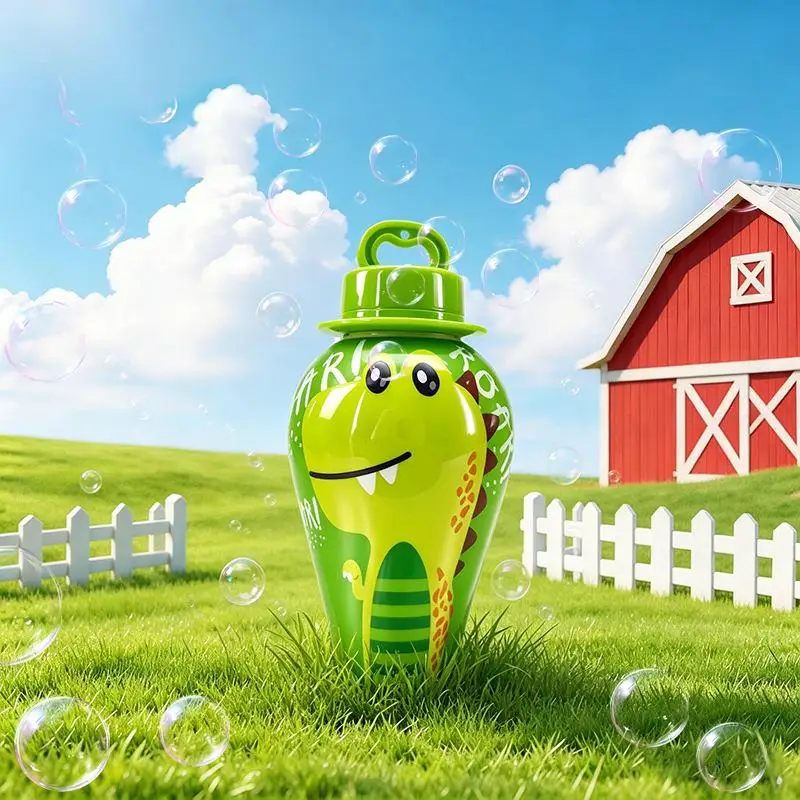 BubblePals – Cheerful & Playful – Spill-Proof Mini Bubble Blower with Animal Design