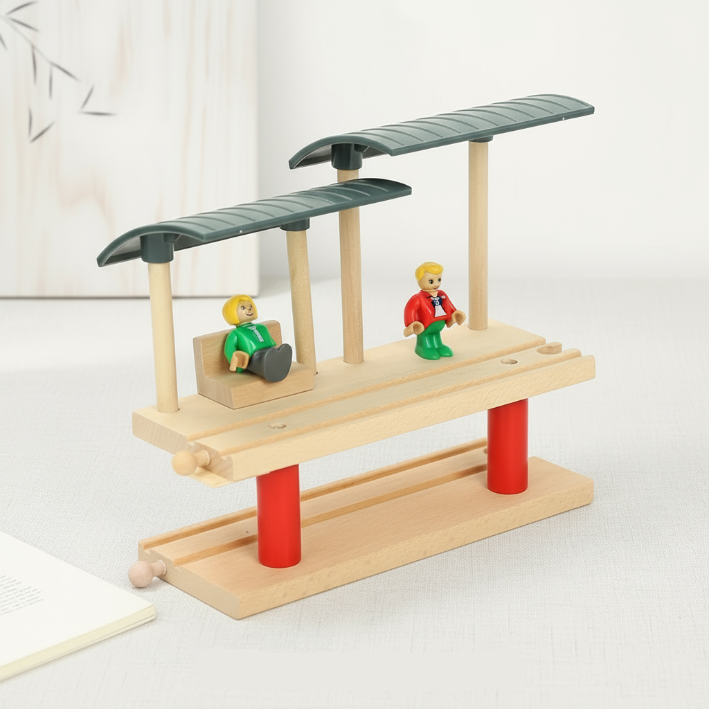 Woods – Stylish & Educational - Wooden Public Transportation Play Set