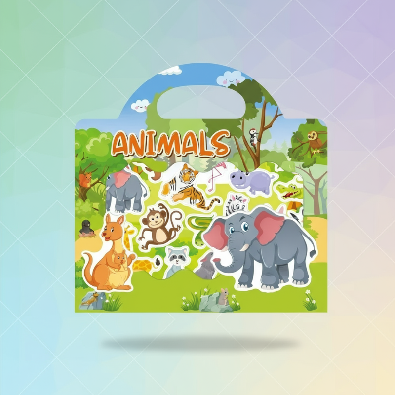 StickerFun – Colorful & Educational - Reusable Sticker Book