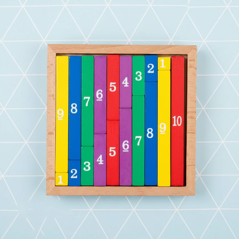 TinyMath – Educational & Informative – Wooden Number Math Board