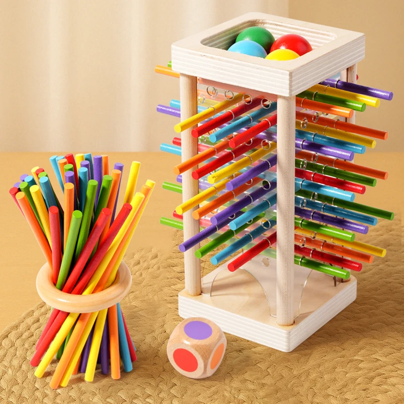 Wooden Stick Battle Game – Thinking & Interactive – Strategy Board Game