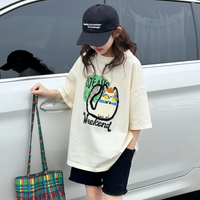 Thumbnail for FunPaws – Playful & Stylish – Oversized T-shirt with Cat Print
