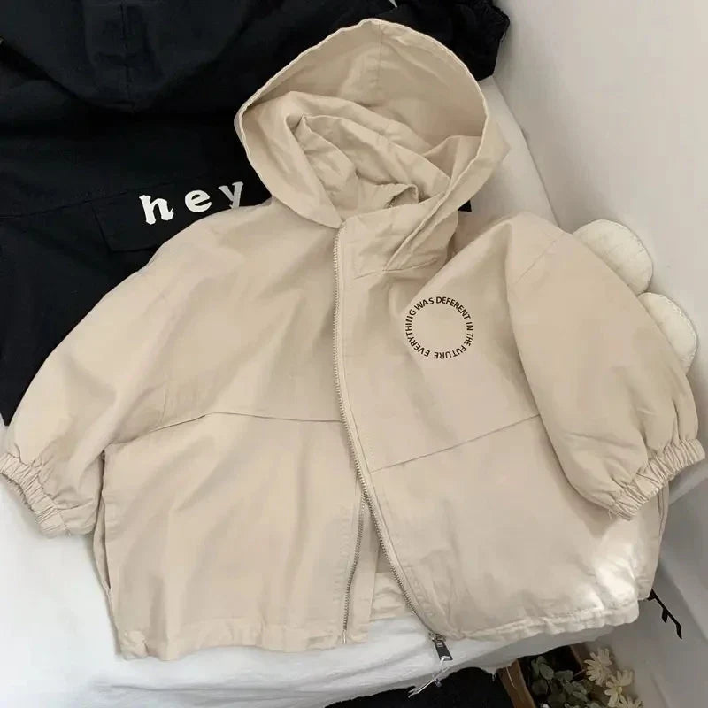 Mini Fashion – Weatherproof & Lightweight – Windbreaker Jacket with Hood