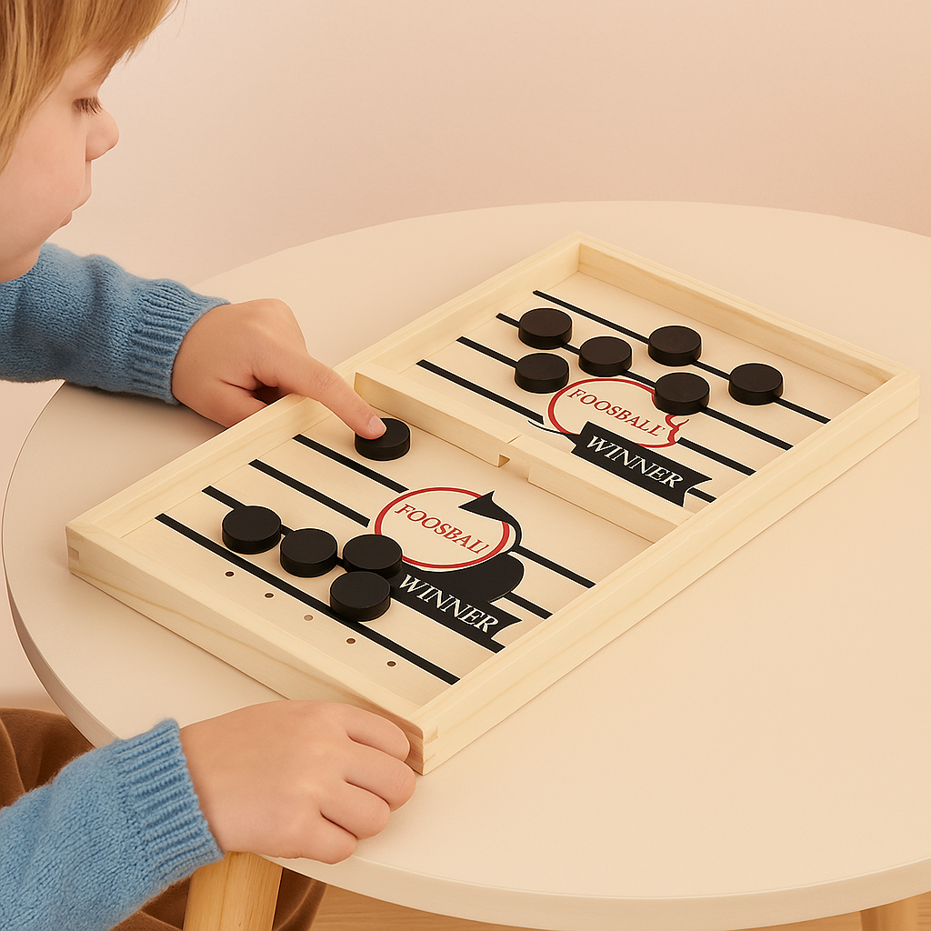 Foosball™ - Easy To Set Up - Wooden Board Game