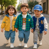 Mini Fashion™ - Toddler & Adventure - 3-Piece Clothing Set Red Baseball Bear