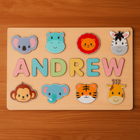 Thumbnail for Woods - Your own name tag! - Name jigsaw puzzle