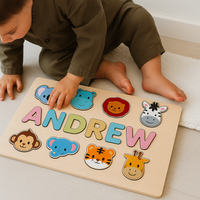 Thumbnail for Woods - Your own name tag! - Name jigsaw puzzle