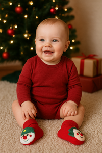 Thumbnail for BabyClaus – Thick & Comfortable – Winter Christmas Socks with Santa