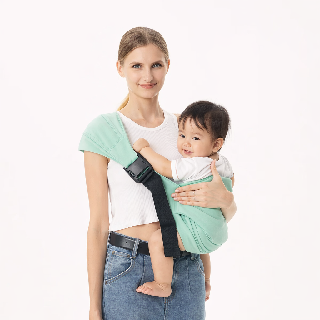 Baby Sling Carrier™ - Extra Wide Carrying Strap - Ergonomic Hip Carrier