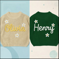Thumbnail for TinyStitch – Personalized Knitted Name Sweater for Children