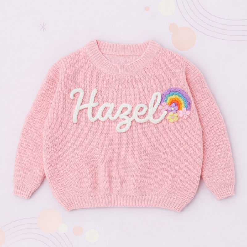 TinyStitch – Personalized Knitted Name Sweater for Children