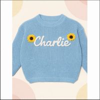 Thumbnail for TinyStitch – Personalized Knitted Name Sweater for Children