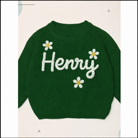 Thumbnail for TinyStitch – Personalized Knitted Name Sweater for Children