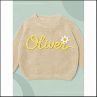 Thumbnail for TinyStitch – Personalized Knitted Name Sweater for Children