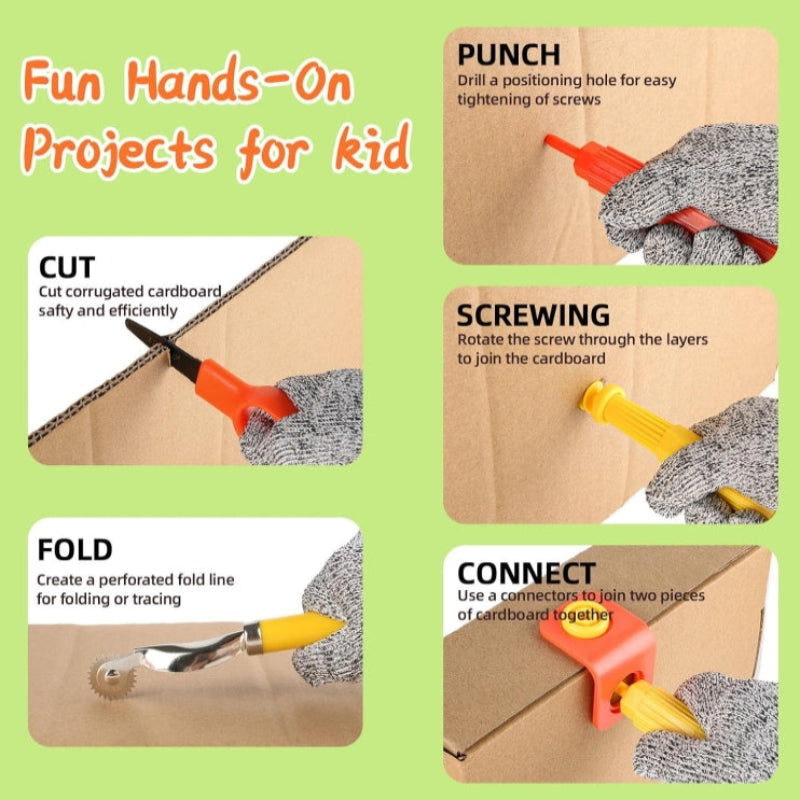 ToolMaster – The Ultimate Tool Set for Cardboard Builders – Kids' Tool Set