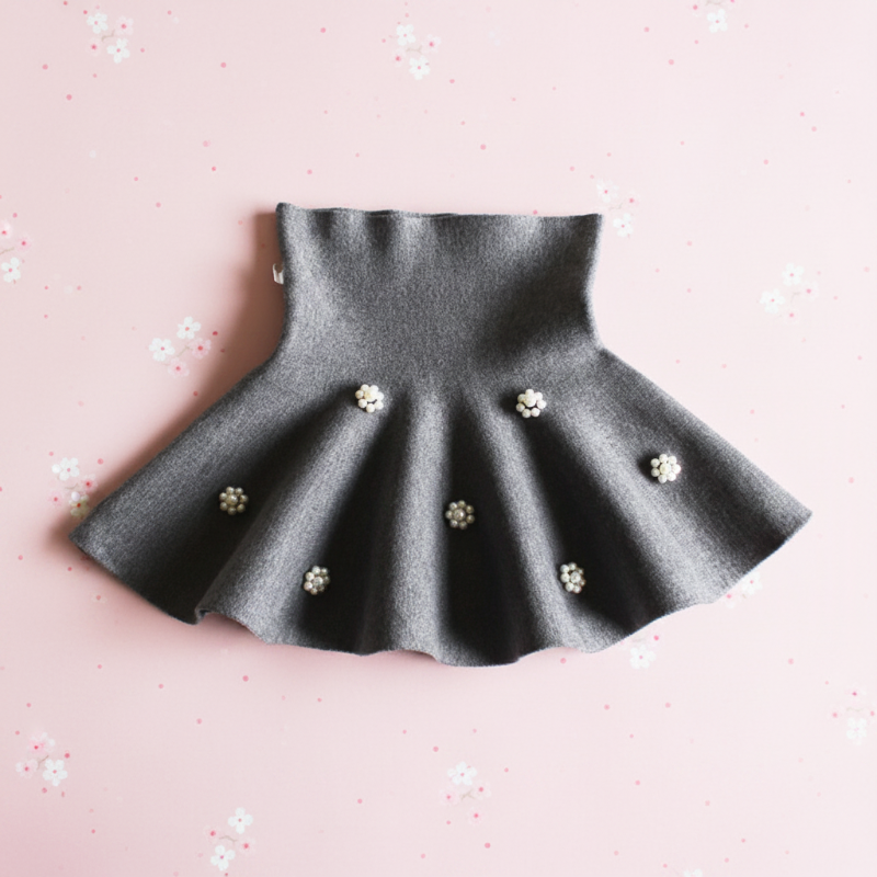 Girls Knitted Skirt – Comfort & Style – Girls' Skirt