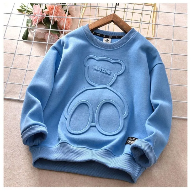 LittleCloud – Comfortable & Cozy – Sweater with 3D Bear Design