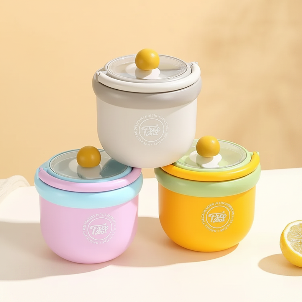 MealMate – Practical & Insulated – Stainless Steel Lunch Bowl with Spoon