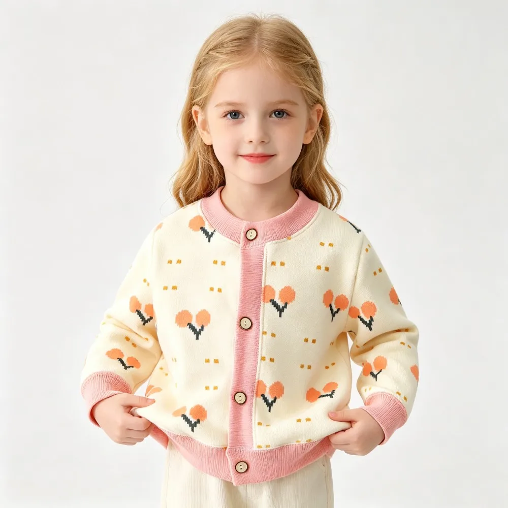 CozyCardi – Soft & Warm – Knitted Cardigan with Cute Prints