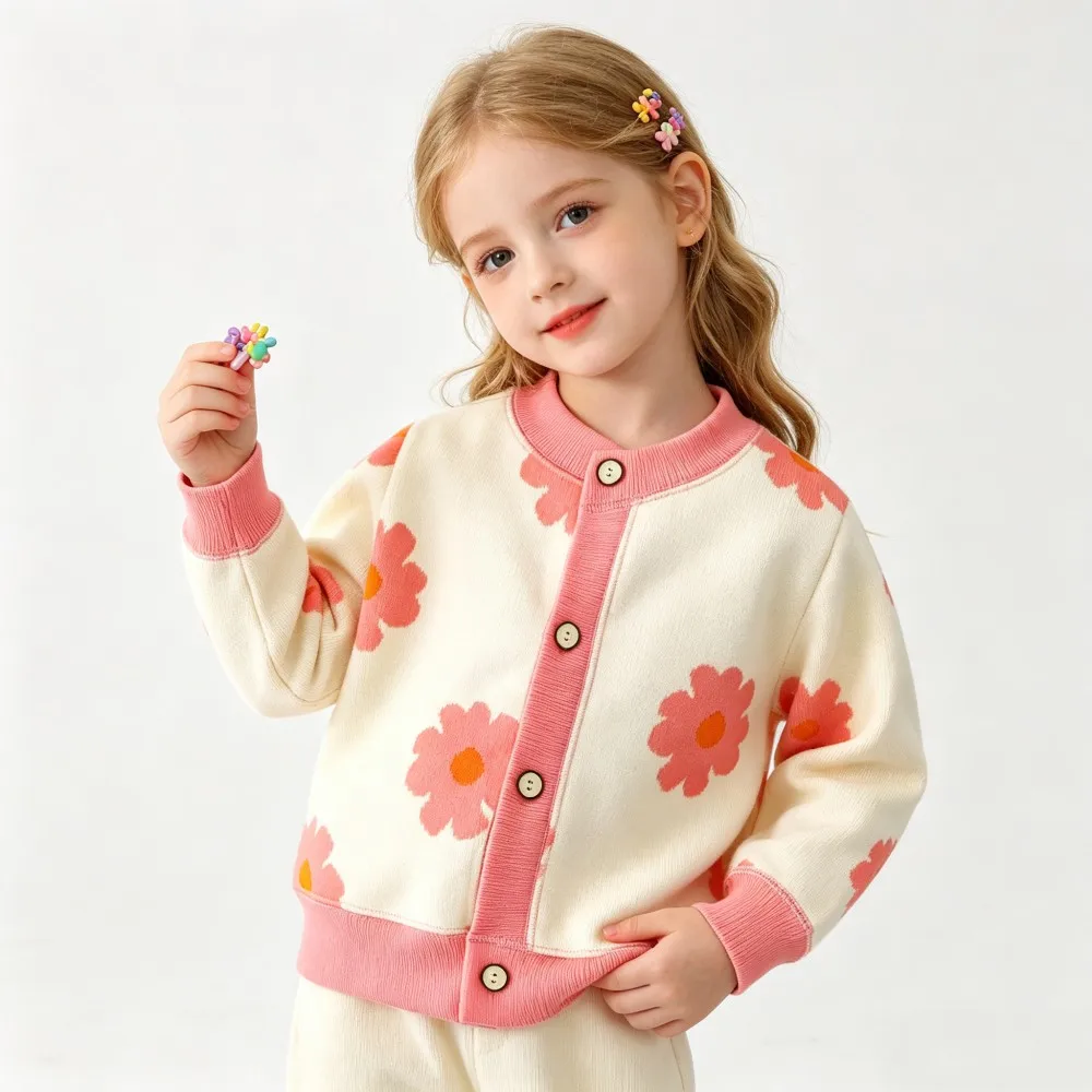 CozyCardi – Soft & Warm – Knitted Cardigan with Cute Prints