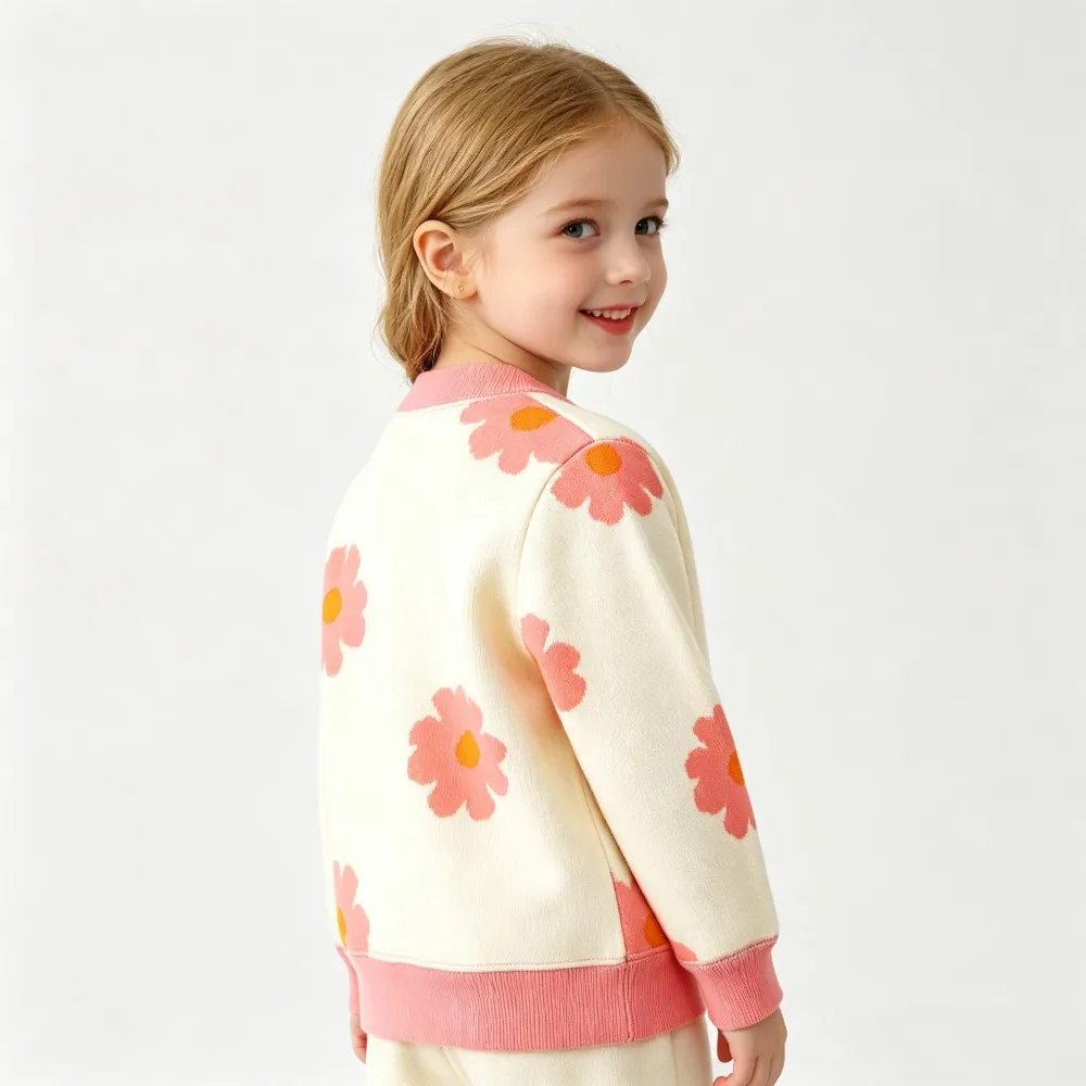 CozyCardi – Soft & Warm – Knitted Cardigan with Cute Prints