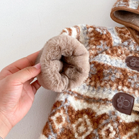 Thumbnail for LittleWarm – Cozy & Stylish – Winter Coat with Fair Isle Pattern