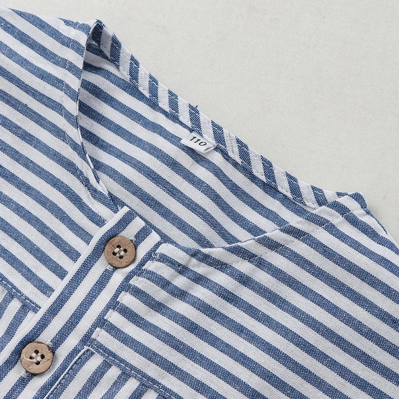 LittleClassic – Elegant & Comfortable – Boys' Linen Shirt with Button Detail