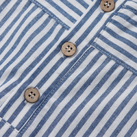 Thumbnail for LittleClassic – Elegant & Comfortable – Boys' Linen Shirt with Button Detail